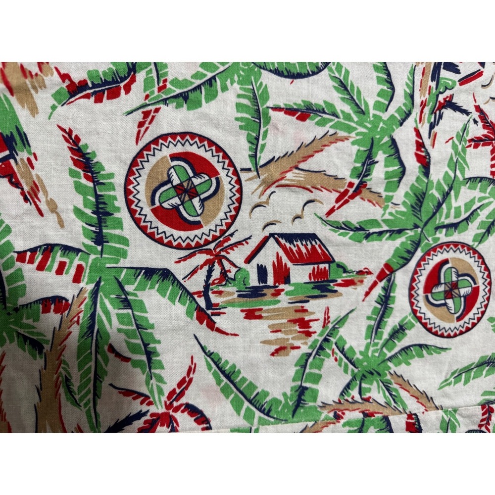 Vtg‎ Feed Bag Sack Fabric 1930's-1950's 28" X 30" w/seam & 2 18" X 28" tea towel